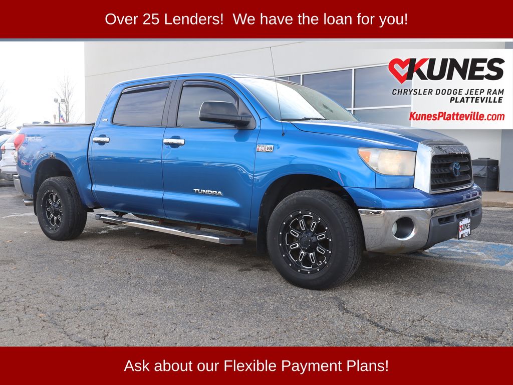 Used 2008 Toyota Tundra SR5 with VIN 5TFDV54128X048346 for sale in Platteville, WI