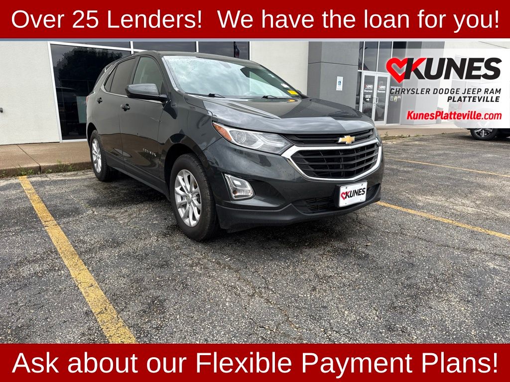 Used 2018 Chevrolet Equinox LT with VIN 2GNAXJEV6J6291663 for sale in Platteville, WI