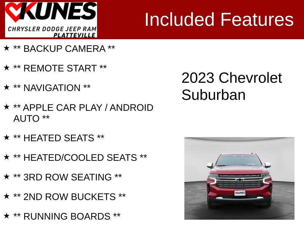 Used 2023 Chevrolet Suburban Premier SUV