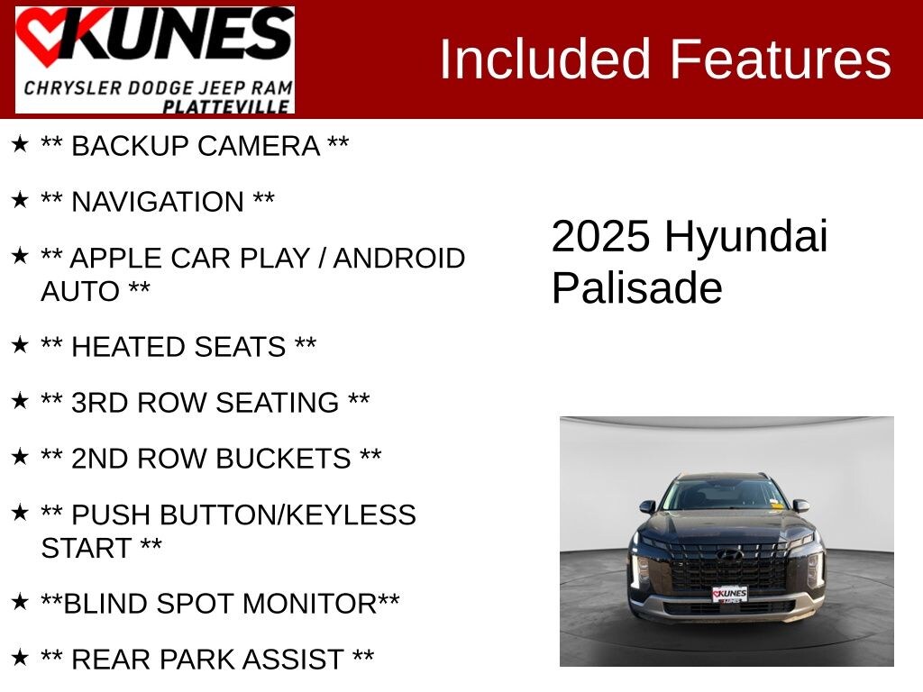 Used 2025 Hyundai Palisade SEL SUV