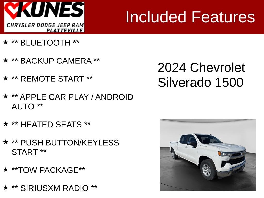Used 2024 Chevrolet Silverado 1500 LT Truck