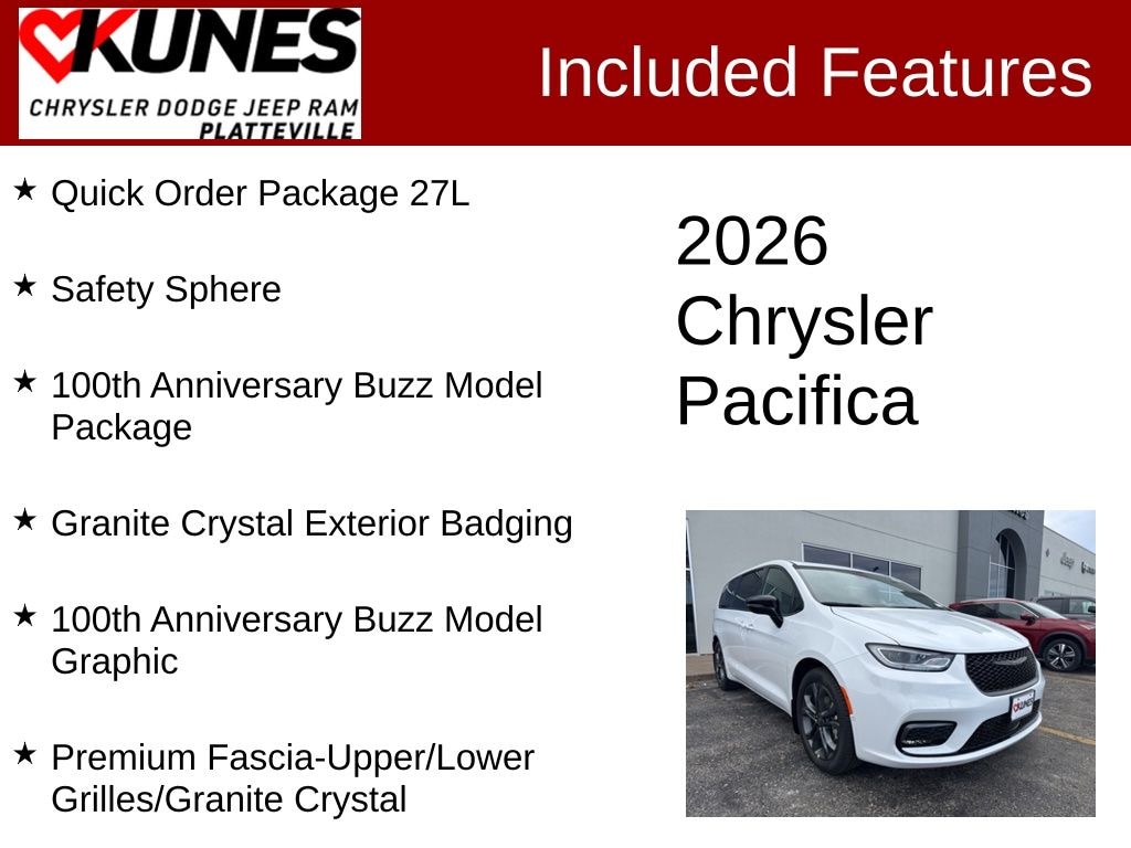 New 2026 Chrysler Pacifica Select Passenger Van