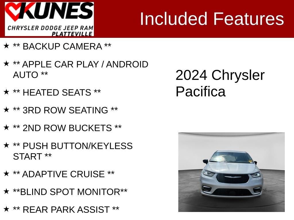 Used 2024 Chrysler Pacifica Touring L Minivan/Van