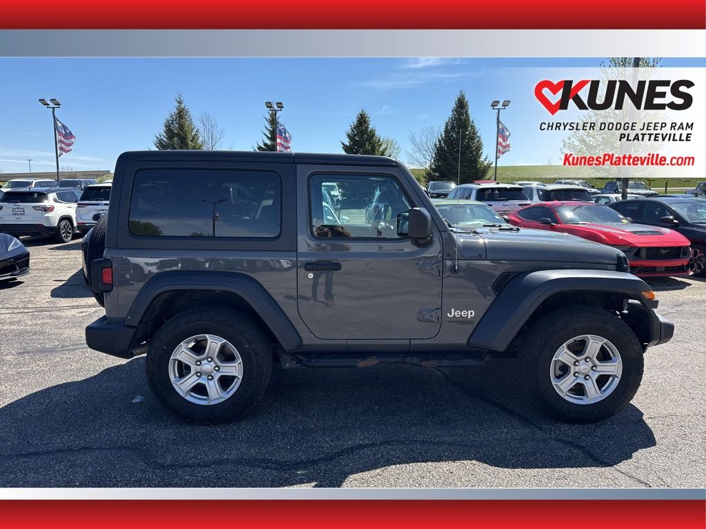 Used 2019 Jeep Wrangler Sport S with VIN 1C4GJXAG1KW579211 for sale in Platteville, WI