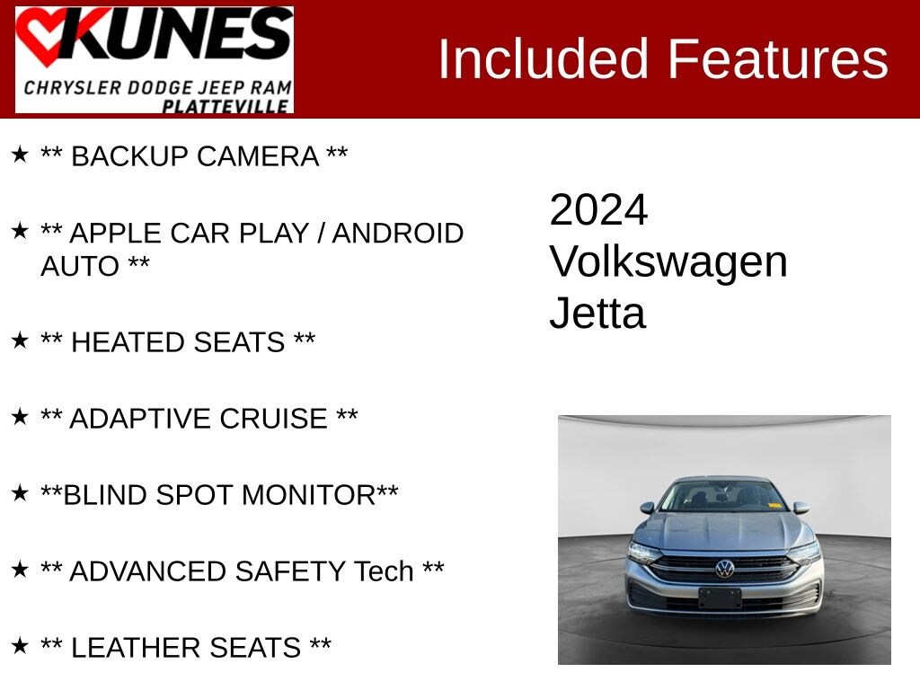 Used 2024 Volkswagen Jetta 1.5T SE Sedan
