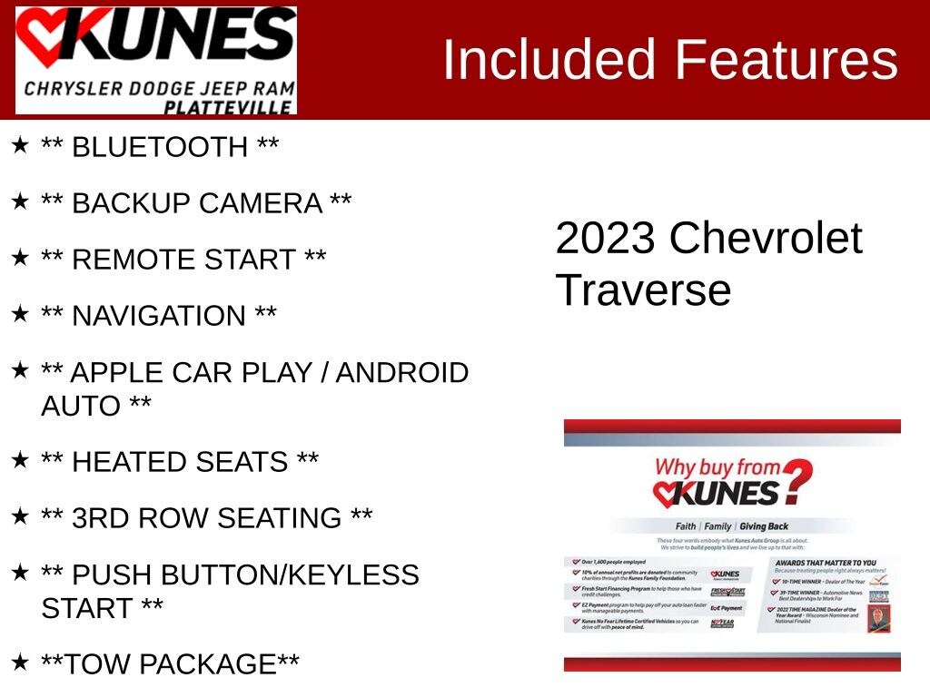 Used 2023 Chevrolet Traverse LT 1LT SUV