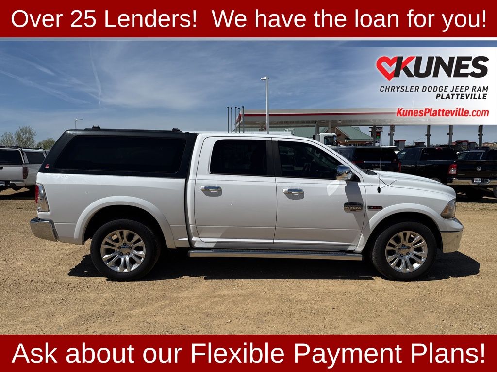 Used 2016 RAM Ram 1500 Pickup Laramie Longhorn with VIN 1C6RR7PM2GS186189 for sale in Platteville, WI