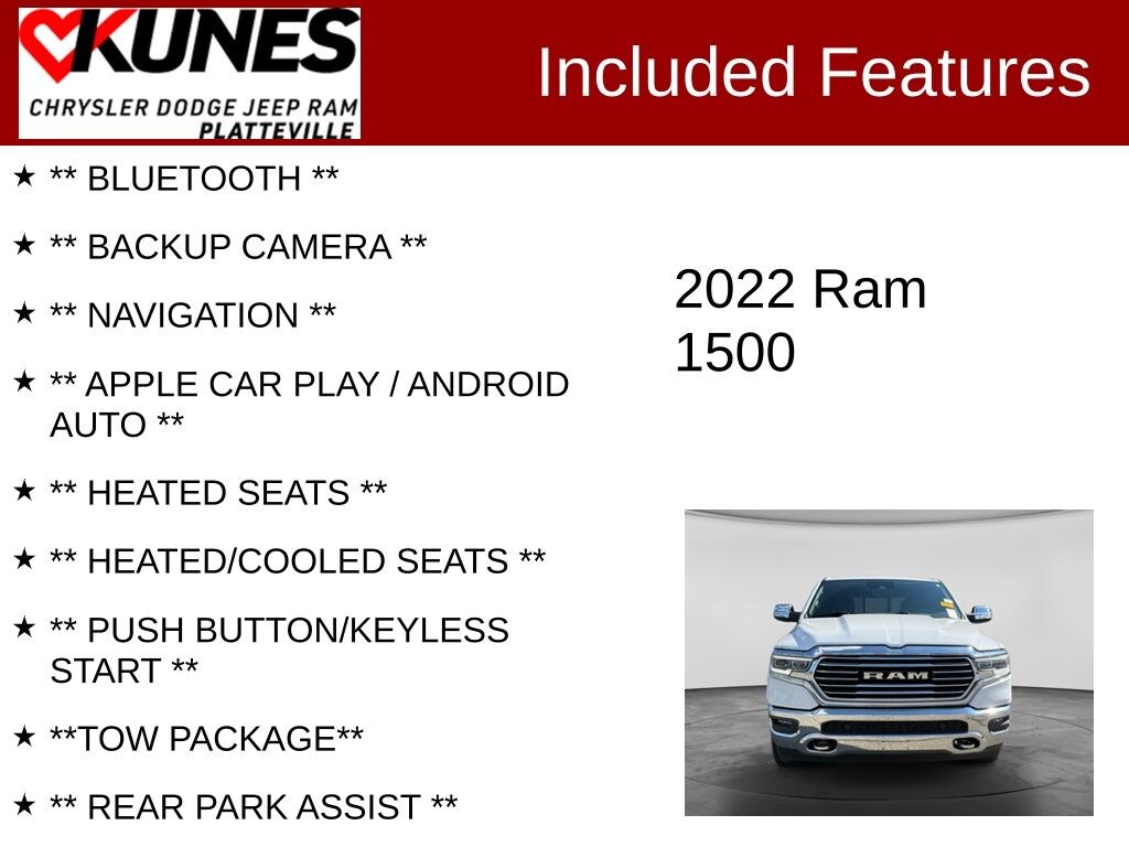 Used 2022 Ram 1500 Limited Truck