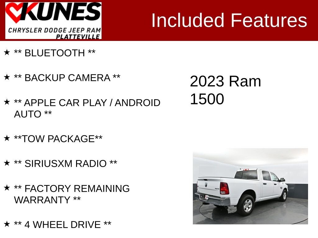 Used 2023 Ram 1500 Classic SLT Truck