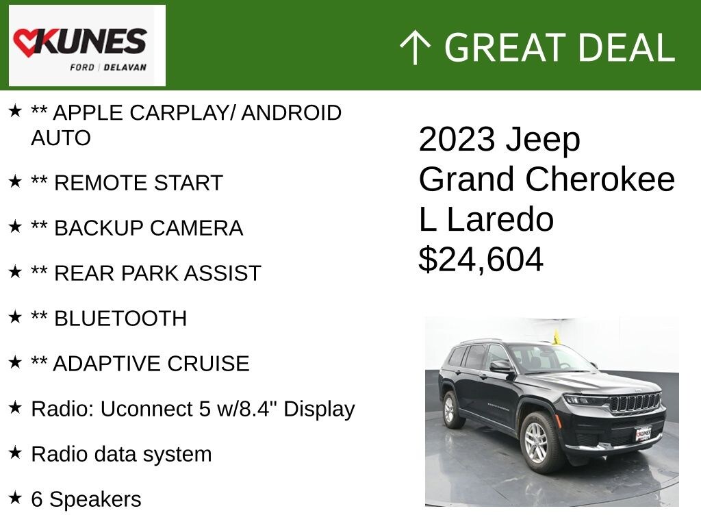 Used 2023 Jeep Grand Cherokee Laredo SUV