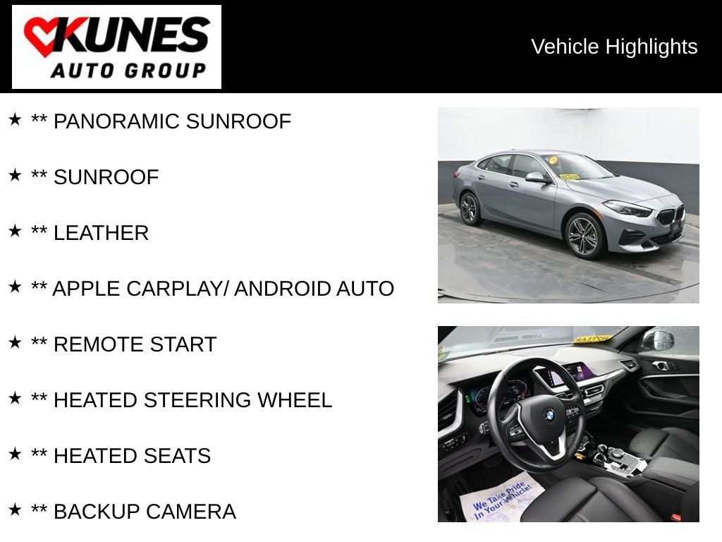 Certified 2024 BMW 228i 228i Gran Coupe