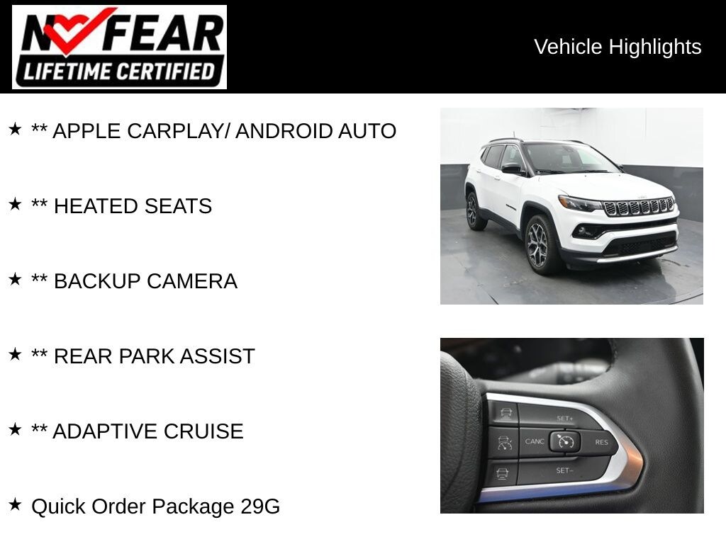 Certified 2025 Jeep Compass Limited SUV