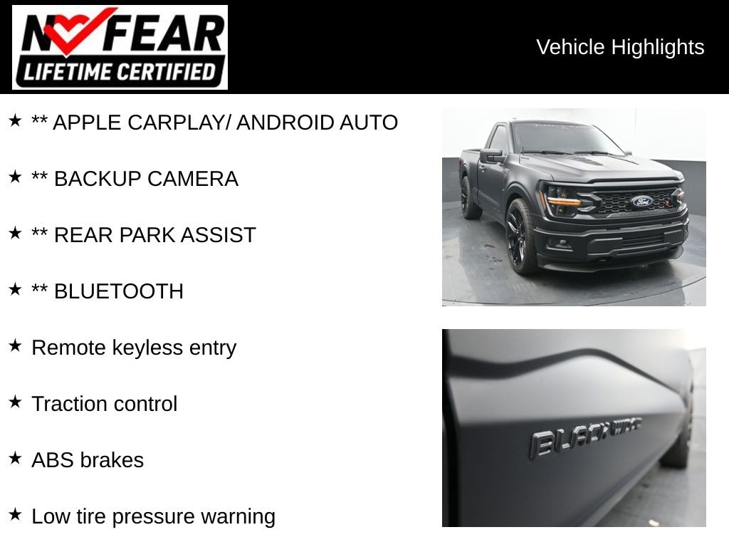 Used 2025 Ford F-150 SCA Black Widow SR Supercharged Truck Regular Cab