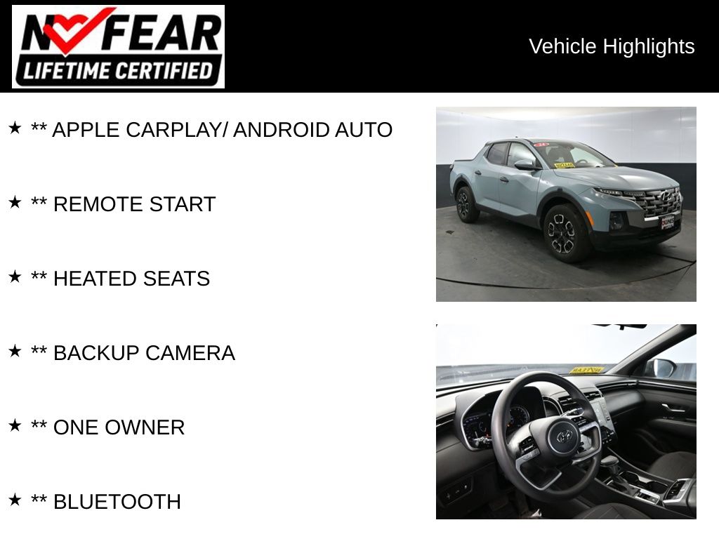 Certified 2024 Hyundai Santa Cruz SEL with VIN 5NTJBDAE6RH097643 for sale in Delavan, WI