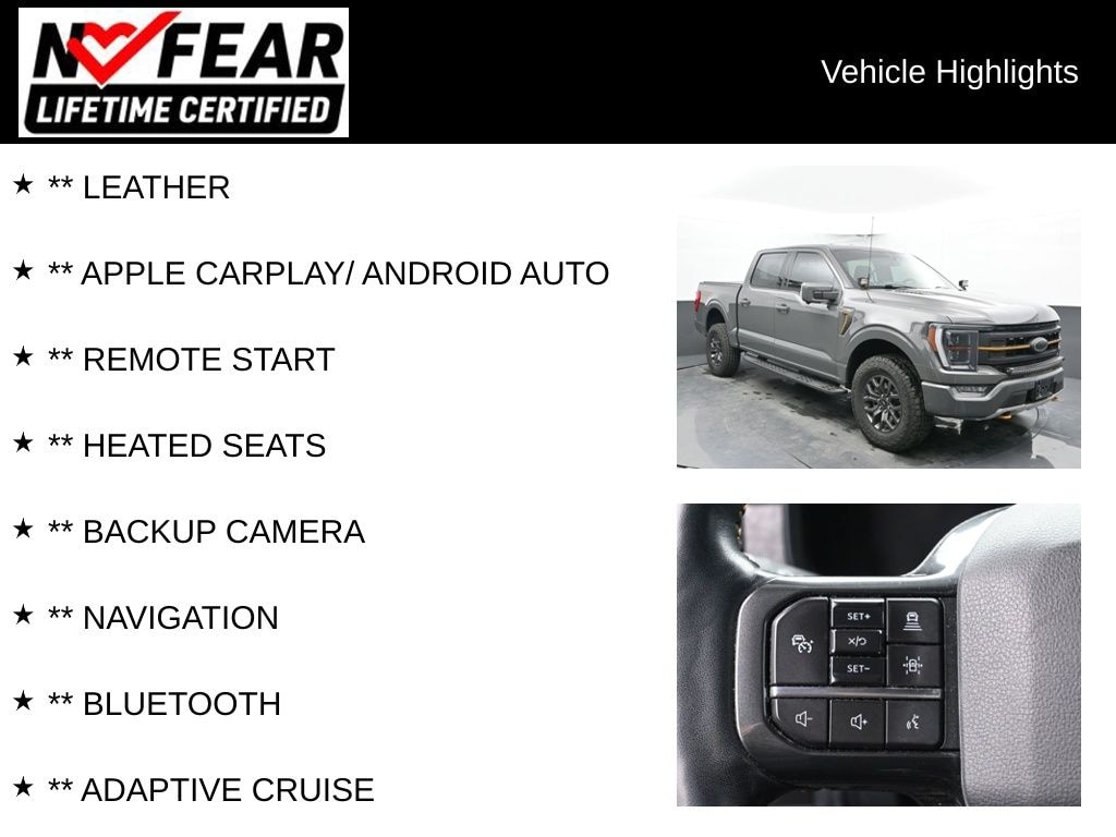 Certified 2021 Ford F-150 Tremor Truck SuperCrew Cab