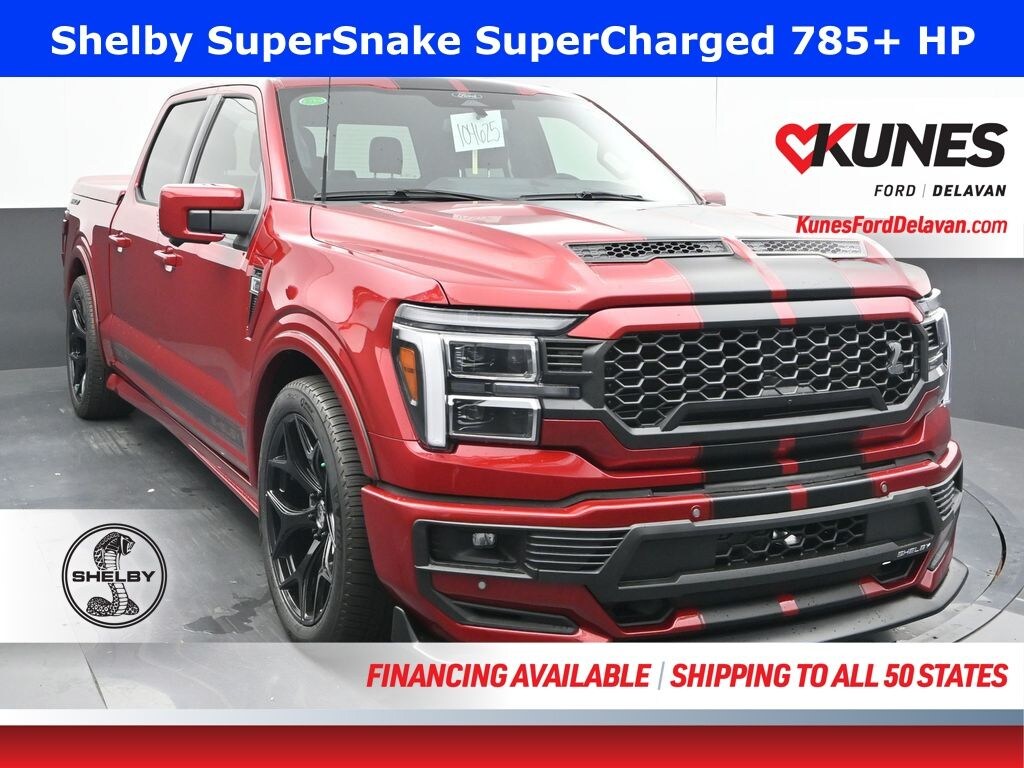 New 2025 Ford F-150 Shelby Supersnake Supercharged 785+HP Truck SuperCrew Cab