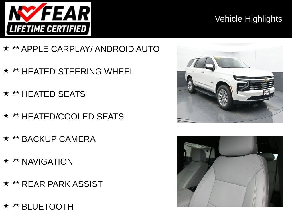 Used 2025 Chevrolet Tahoe Premier SUV
