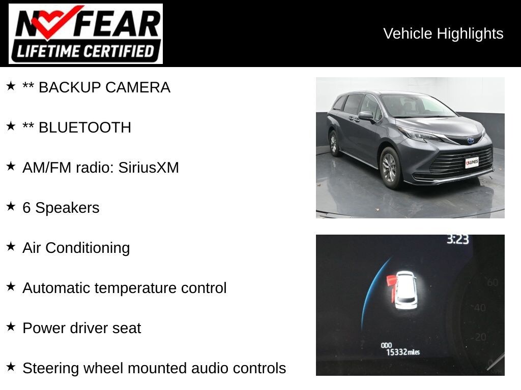 Used 2025 Toyota Sienna LE 8 Passenger Van Passenger Van