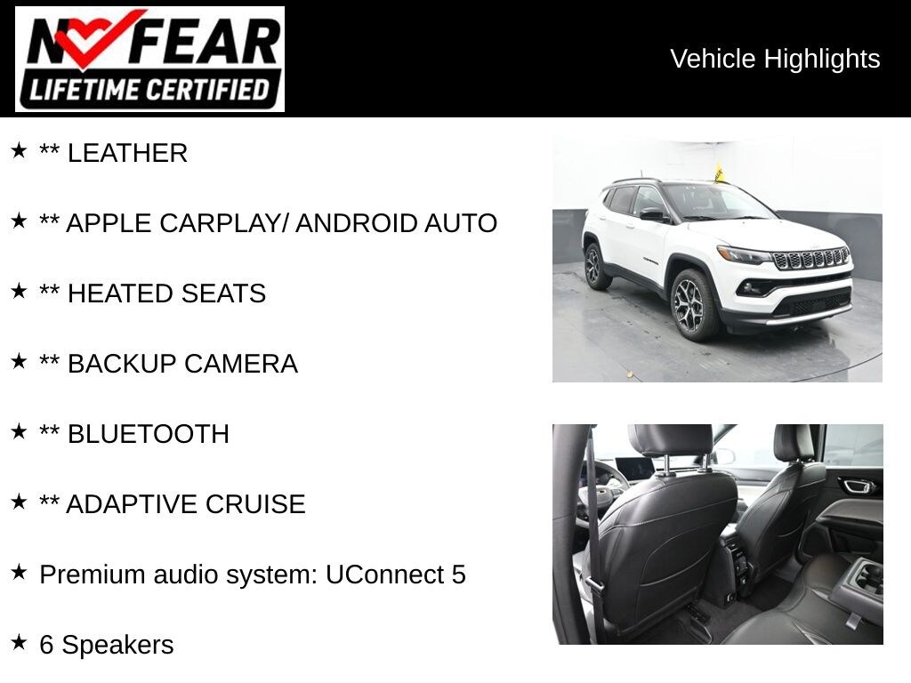 Certified 2025 Jeep Compass Limited SUV