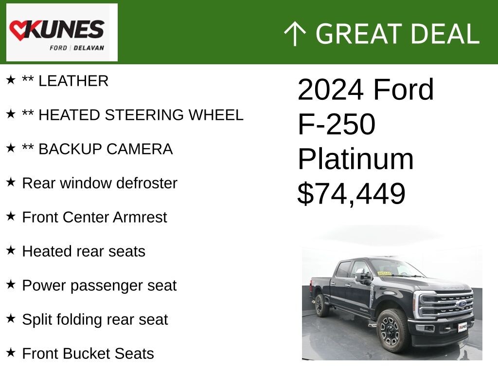 Used 2024 Ford F-250 Platinum Truck Crew Cab