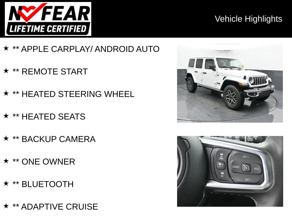 Certified 2025 Jeep Wrangler Sahara SUV