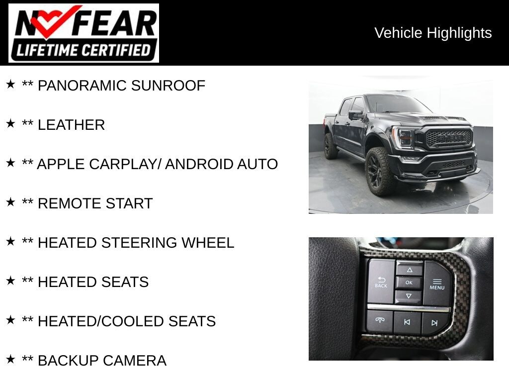 Certified 2021 Ford F-150 Lariat Shelby Supercharged F-150 775+ HP Truck SuperCrew Cab
