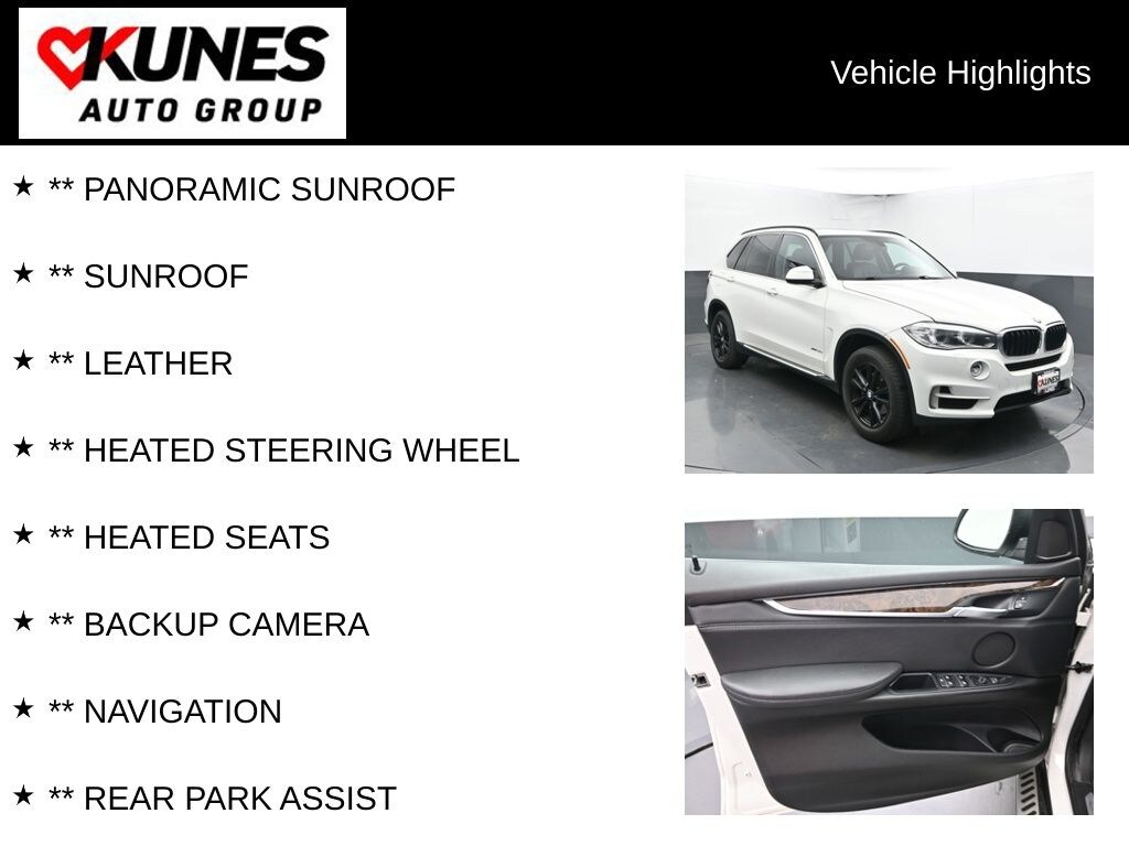 Used 2015 BMW X5 xDrive35i SUV