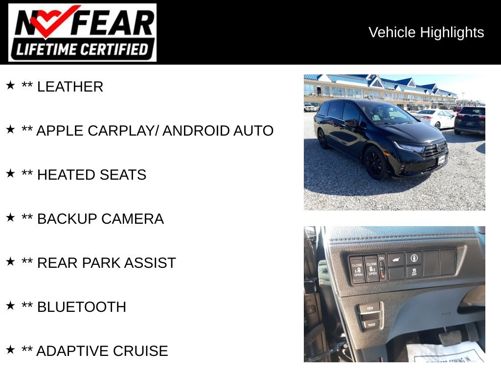Certified 2023 Honda Odyssey SPORT with VIN 5FNRL6H71PB012558 for sale in Delavan, WI