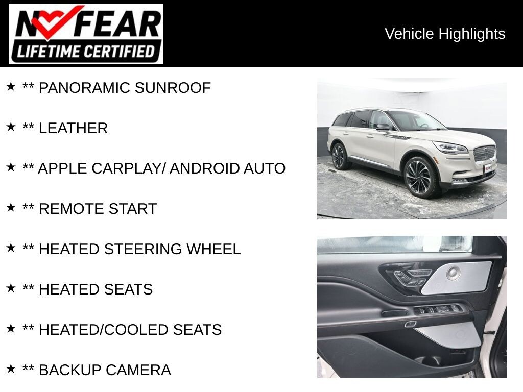 Certified 2024 Lincoln Aviator Reserve SUV