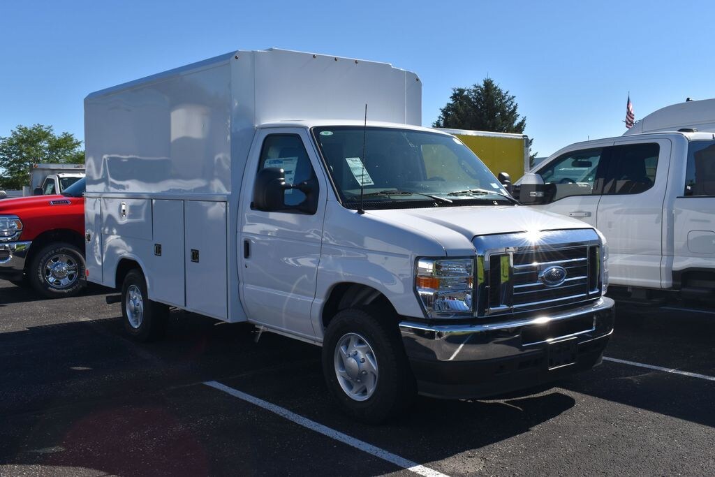New 2025 Ford E-350 Cutaway Base Enclosed Service Body Truck