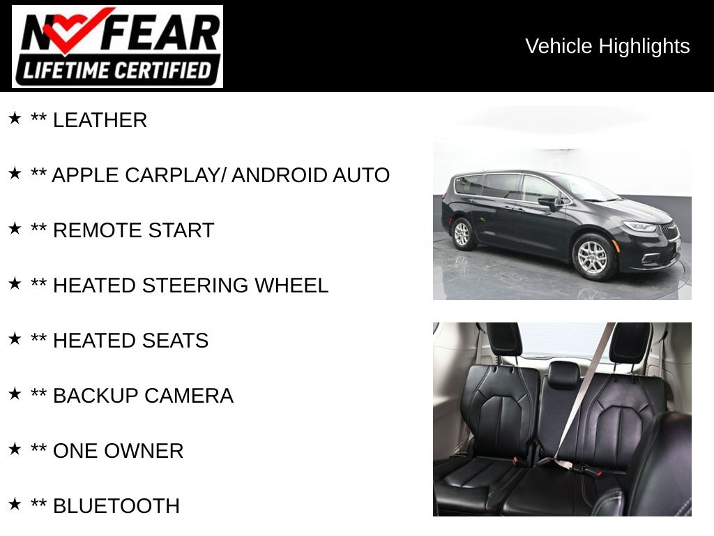 Certified 2023 Chrysler Pacifica Touring L with VIN 2C4RC1BG2PR515581 for sale in Delavan, WI