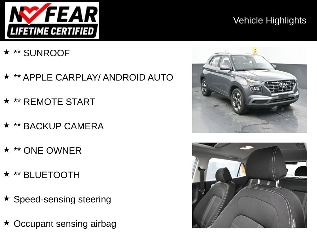 Certified 2025 Hyundai Venue SEL SUV