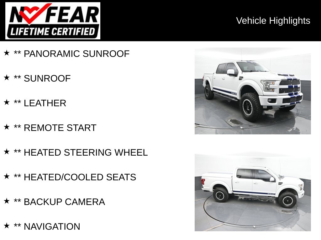 Used 2016 Ford F-150 Lariat Shelby Supercharged 700+ HP Truck SuperCrew Cab