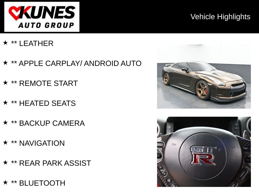Certified 2010 Nissan GT-R Premium FBO, 650 WHP, Tuned! ALL Paperwork! Coupe