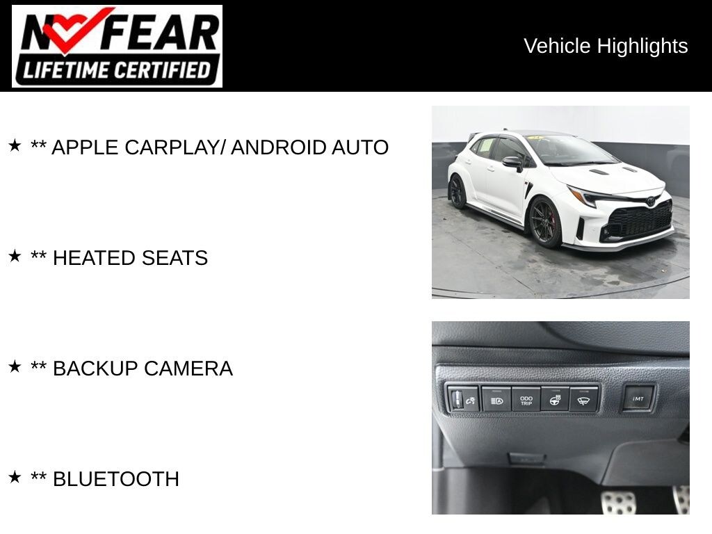 Certified 2024 Toyota GR Corolla Premium Exhaust & Lowering Spring Hatchback