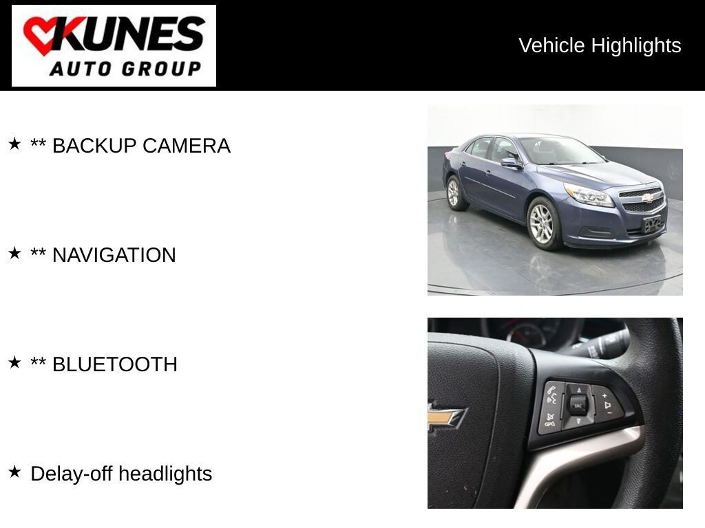 Used 2013 Chevrolet Malibu LT 1LT Sedan