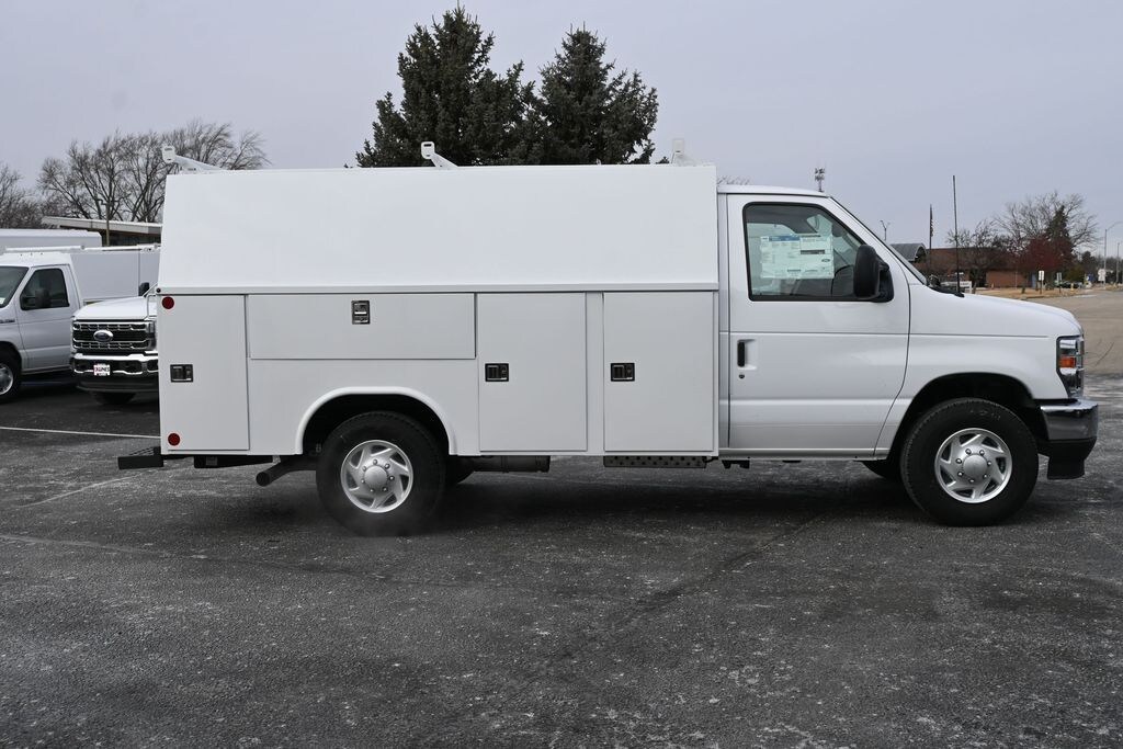 New 2025 Ford E-350 Cutaway Base Enclosed Service Body Truck