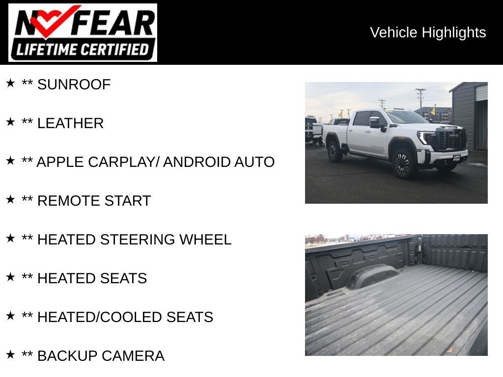 Certified 2024 GMC Sierra 3500 HD Denali Ultimate Truck Crew Cab