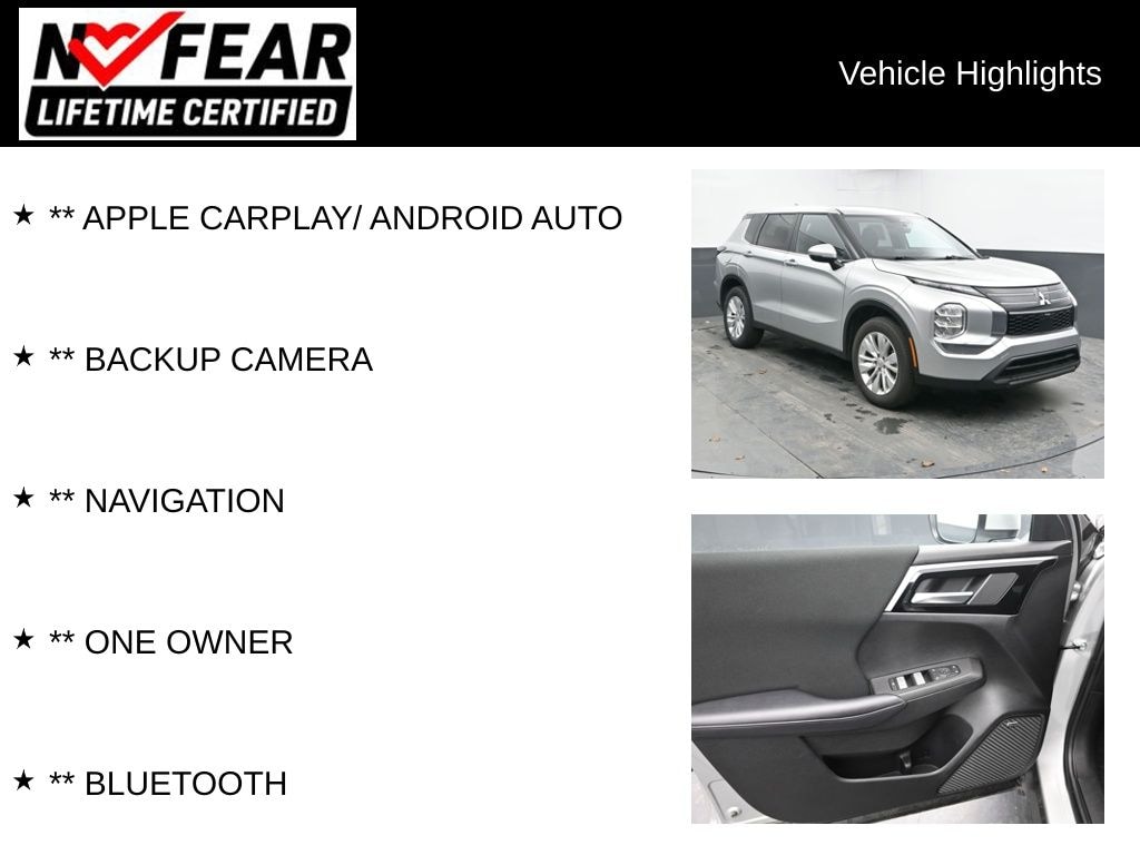 Certified 2025 Mitsubishi Outlander ES SUV