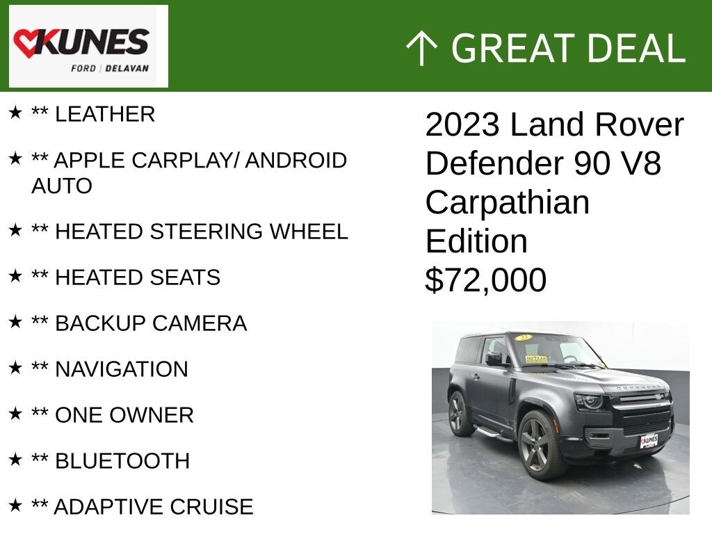 Certified 2023 Land Rover Defender Carpathian Edition SUV