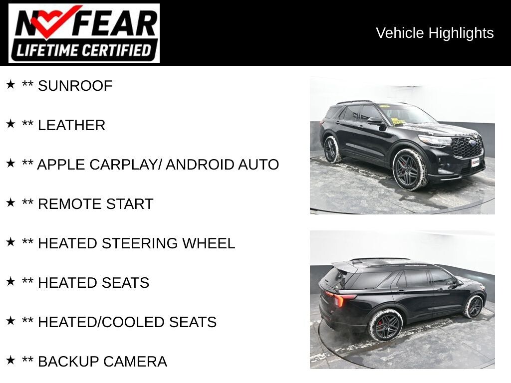 Certified 2025 Ford Explorer ST SUV