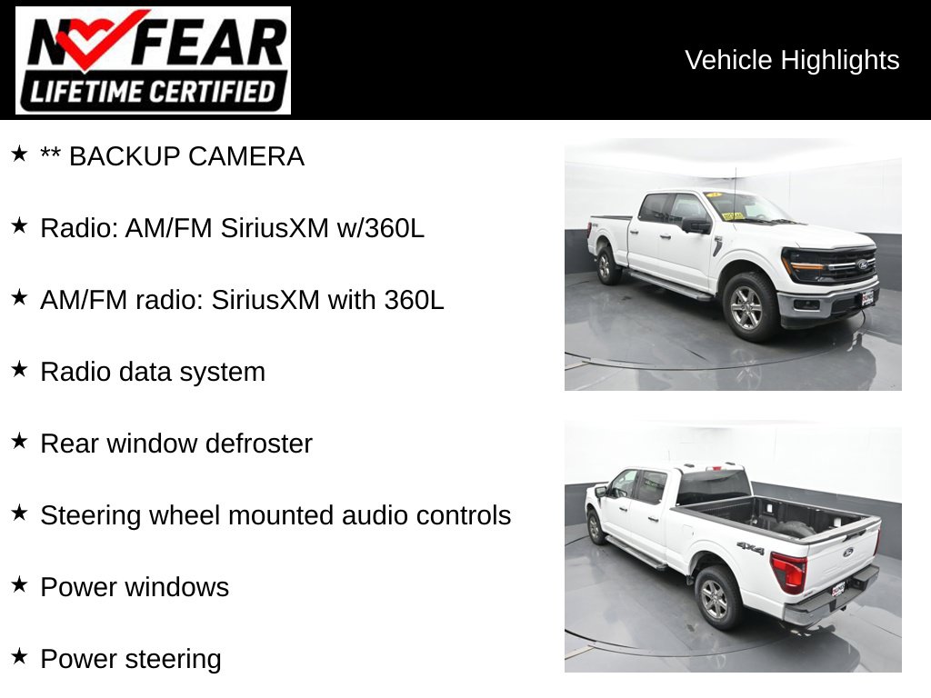 Used 2024 Ford F-150 XLT Truck SuperCrew Cab