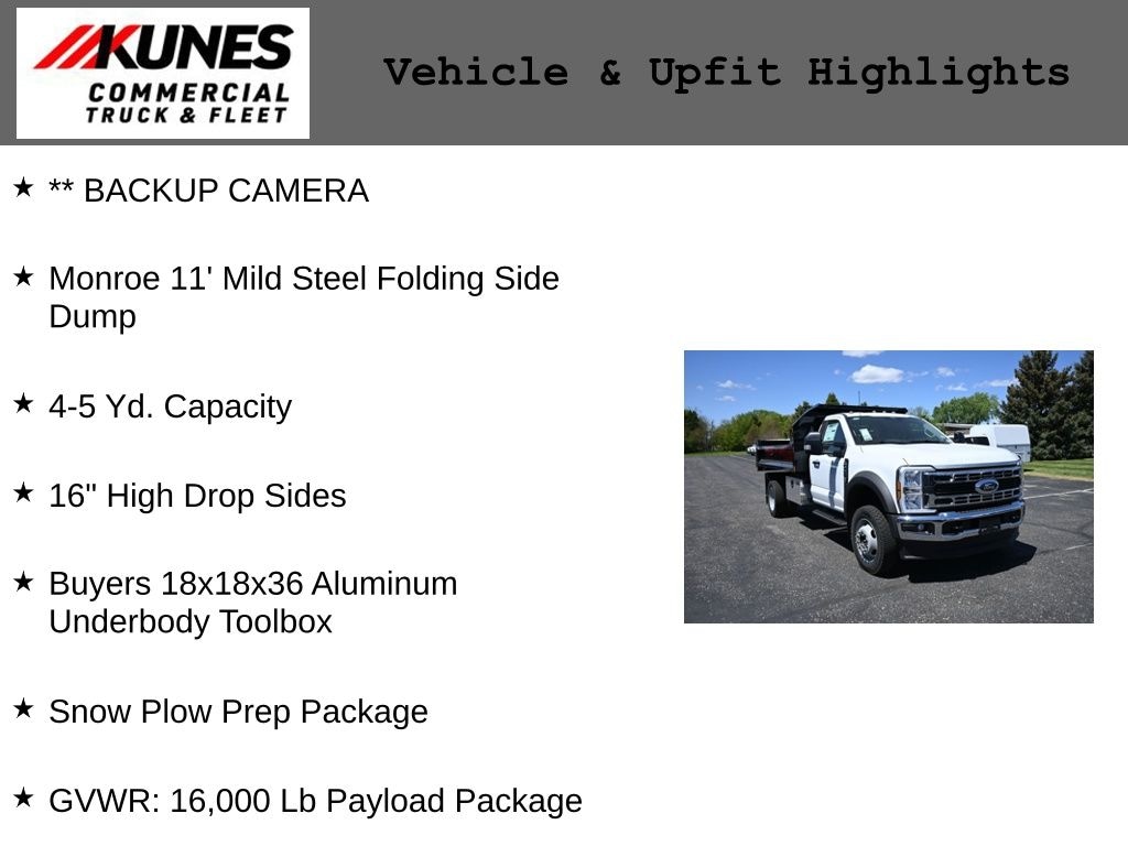 New 2026 Ford F-450 Chassis XL Dump Truck Truck Regular Cab
