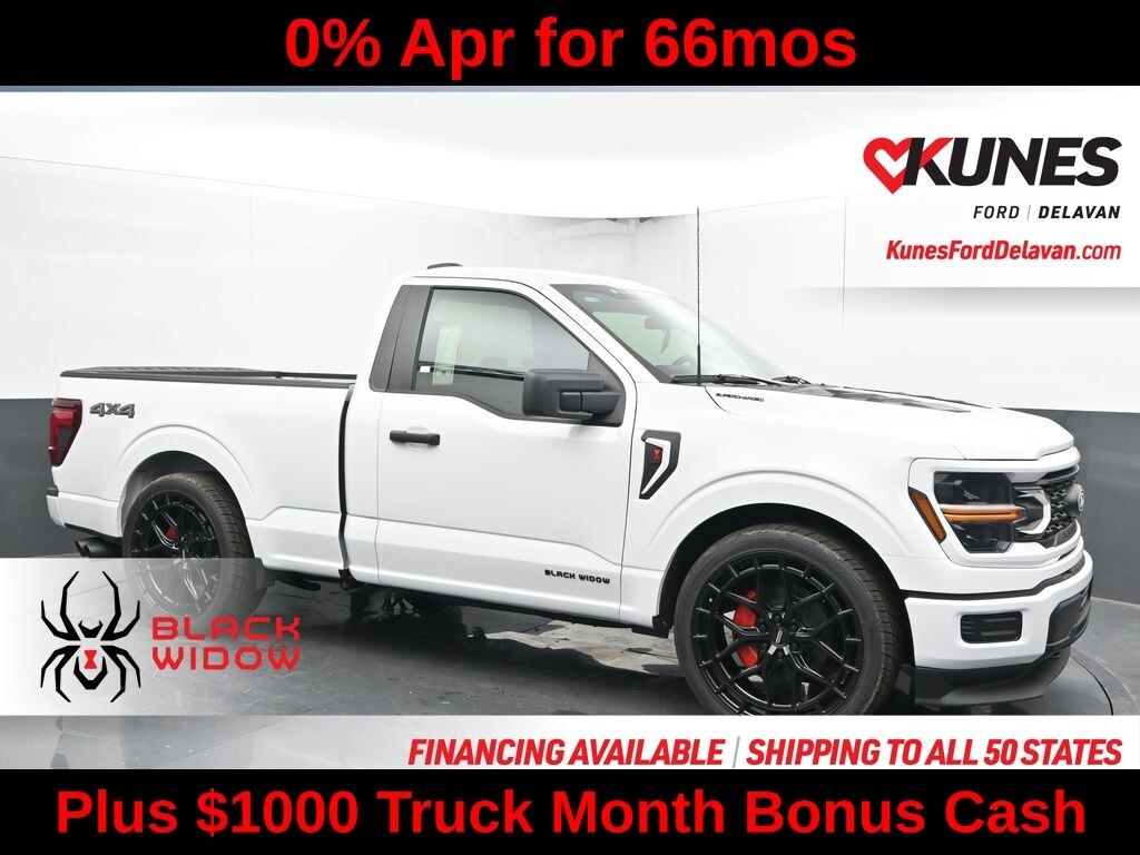 New 2025 Ford F-150 SCA Black Widow SR Supercharged Truck Regular Cab