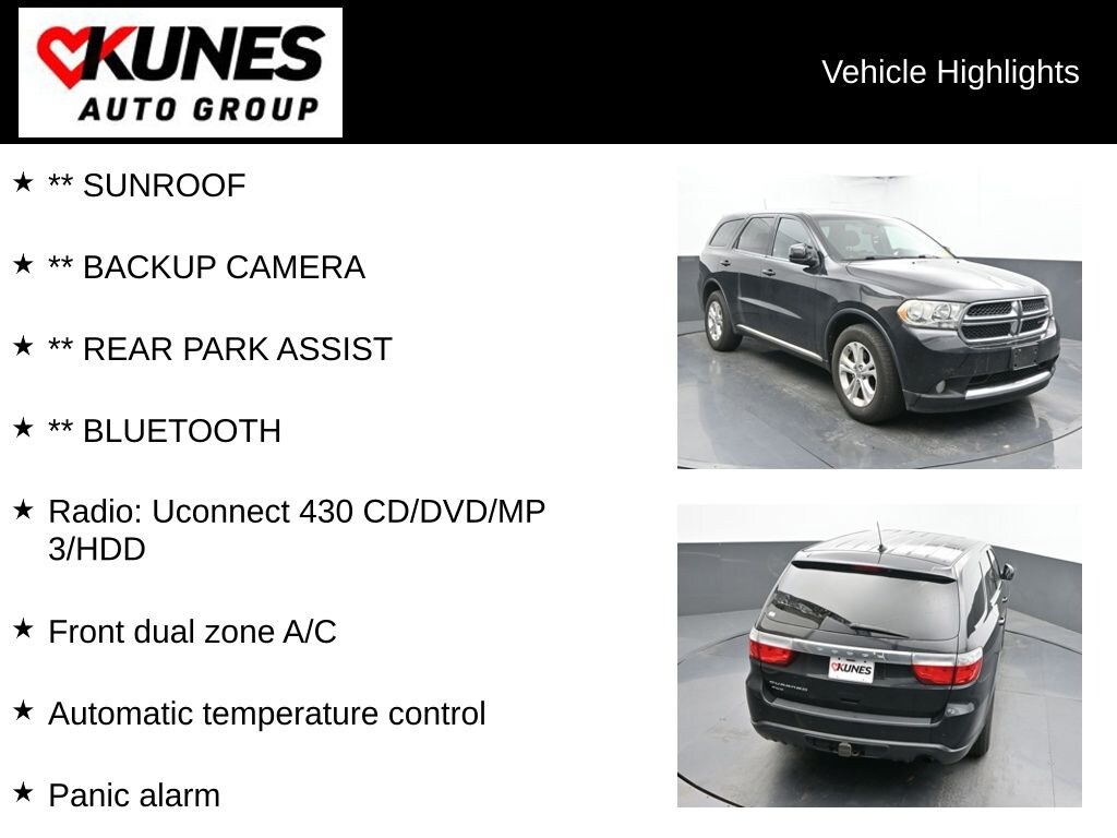 Used 2013 Dodge Durango SXT SUV