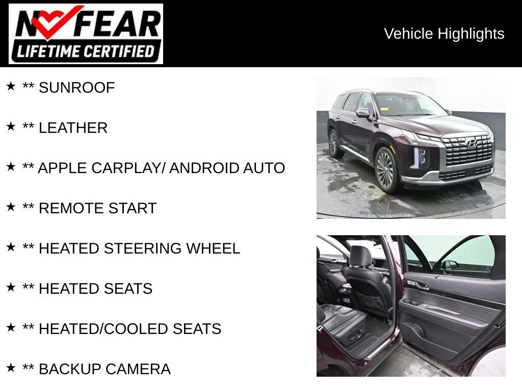 Certified 2024 Hyundai Palisade Calligraphy SUV