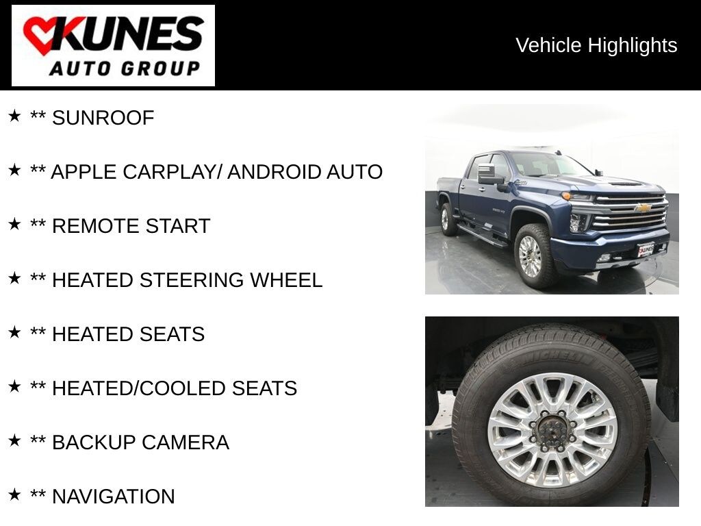 Used 2020 Chevrolet Silverado 2500HD High Country Truck Crew Cab