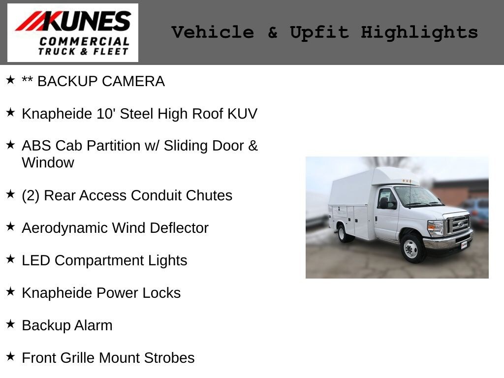 New 2025 Ford E-350 Cutaway Base Enclosed Service Body Truck