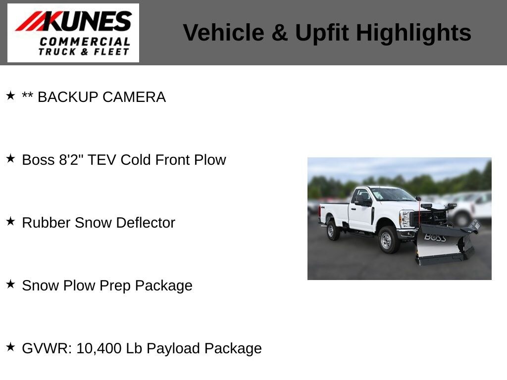 New 2026 Ford F-350 XL Plow Truck Truck Regular Cab