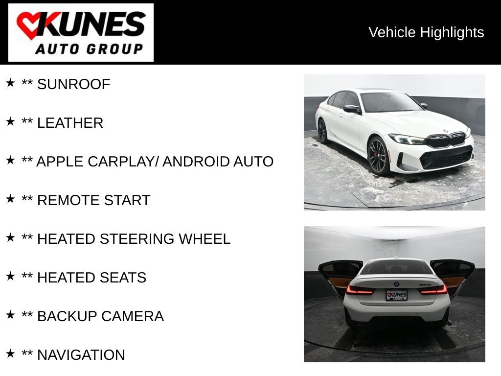 Certified 2023 BMW M340i M340i B58!!! Sedan